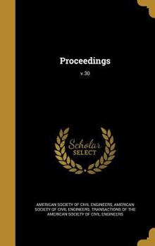 Hardcover Proceedings; V.30 Book