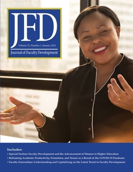 Paperback Journal of Faculty Development: January 2021 Book