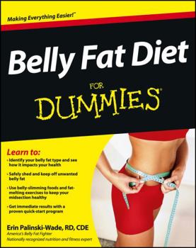 Paperback Belly Fat Diet for Dummies Book