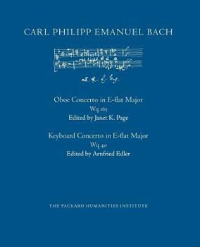 Paperback Concerto in E-flat Major, Wq 165 and Wq 40 Book