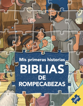 Paperback Biblia de Rompecabezas Para Niños Historias Bíblicas Con Puzzles - Edad 3 a 5 Años [Spanish] Book