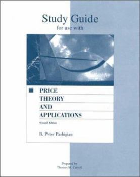 Paperback Student Study Guide for Use with Price Theory & Applications Book