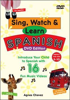 DVD Sing, Watch & Learn Spanish Book