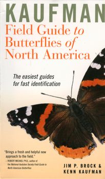 Paperback Kaufman Field Guide to Butterflies of North America Book