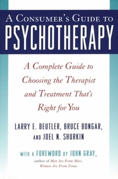 Paperback A Consumers Guide to Psychotherapy Book