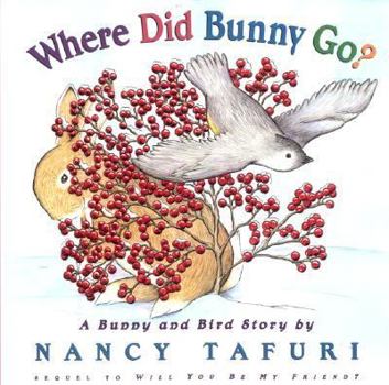 Hardcover Where Did Bunny Go?: A Bunny and Bird Story Book