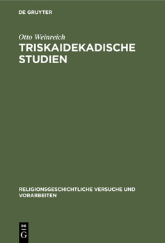 Hardcover Triskaidekadische Studien [German] Book