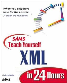 Paperback Sams Teach Yourself XML in 24 Hours Book