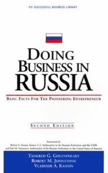 Paperback Doing Business in Russia: Basic Facts for the Pioneering Entrepreneur Book