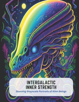 Paperback Intergalactic Inner Strength: Stunning Grayscale Portraits of Alien Beings Book