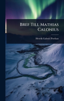 Hardcover Bref Till Mathias Calonius [Finnish] Book