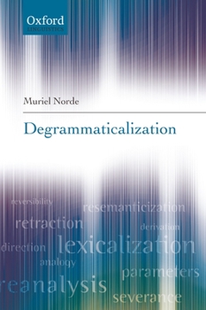 Paperback Degrammaticalization Book