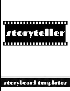 Paperback Storyteller - Storyboard Templates: Filmmaker 16:9 Notebook With 35MM Film Graphic Cover Design - Sketch And Write Out Scenes With Easy-To-Use Templat Book