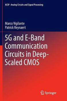 Paperback 5g and E-Band Communication Circuits in Deep-Scaled CMOS Book