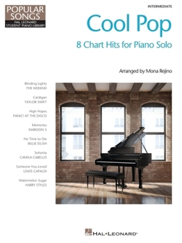 Paperback Cool Pop - Popular Songs Series: 8 Chart Hits Arranged for Intermediate Piano Solo Book