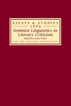 Hardcover Feminist Linguistics in Literary Criticism Book