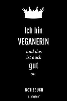 Notizbuch f�r Veganer / Veganerin: Originelle Geschenk-Idee [120 Seiten kariertes blanko Papier]