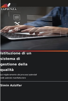 Paperback Istituzione di un sistema di gestione della qualità [Italian] Book