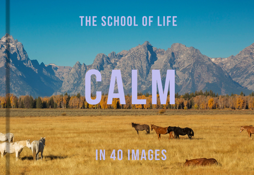 Hardcover Calm in 40 Images: The Art of Finding Serenity Book