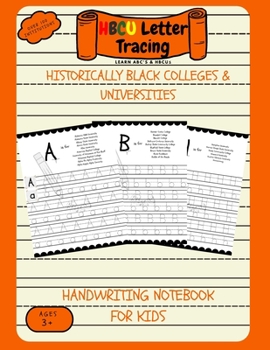 Paperback HBCU Letter Tracing Book