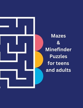Paperback Mazes & Mindfinder Puzzles for adults and teens Book