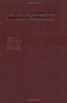 Hardcover Perspectives in Amino Acid and Protein Geochemistry Book