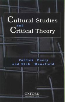 Paperback Cultural Studies and Critical Theory Book