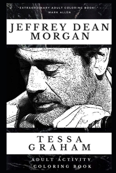 Paperback Jeffrey Dean Morgan Adult Activity Coloring Book