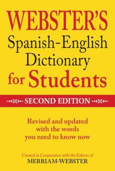 Paperback Webster's Spanish-English Dictionary for Students, Second Edition Book