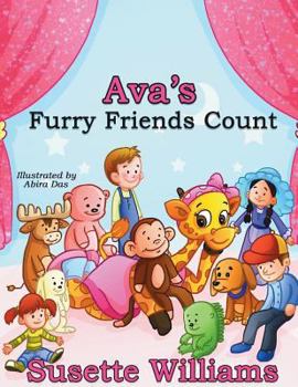 Paperback Ava's Furry Friends Count Book