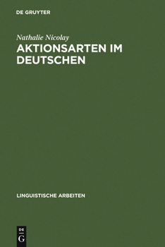 Hardcover Aktionsarten im Deutschen [German] Book