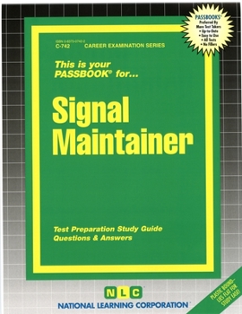 Paperback Signal Maintainer Book