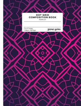 Paperback Dot Grid Composition Book: Modern Lace Book