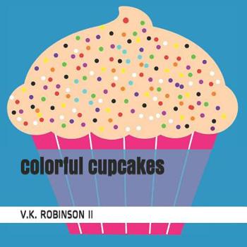 Paperback colorful cupcakes Book