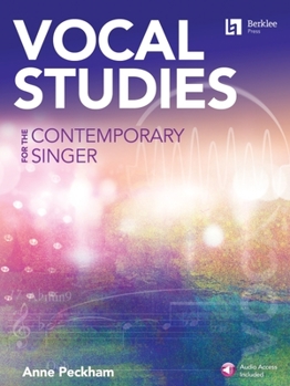 Paperback Vocal Studies for the Contemporary Singer - Book with Online Audio by Anne Peckham Book