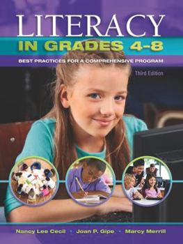 Paperback Literacy in Grades 4-8: Best Practices for a Comprehensive Program Book