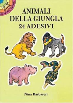 Paperback Animali Della Giungla: 24 Adesivi Book