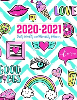 2020-2021 Daily Weekly and Monthly Planner: Pretty Two Year Jan 1, 2020 - Dec 31, 2021 Calendar Organizer and Appointment Schedule Agenda Journal for ... - 24 Months Planner - Creative AG 0024