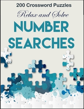 Paperback Number Searches: ⭐ Large Print Puzzles -Relax and Solve Number Searches Book