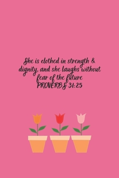 Paperback Proverbs 31: 25: Monthly Planner Book