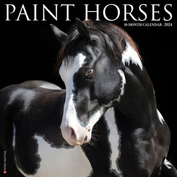 Calendar Paint Horses 2024 12 X 12 Wall Calendar Book