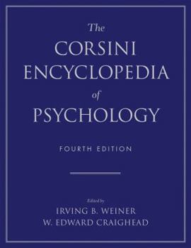 Hardcover The Corsini Encyclopedia of Psychology, Volume 1 Book