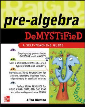 Paperback Pre-Algebra Demystified Book