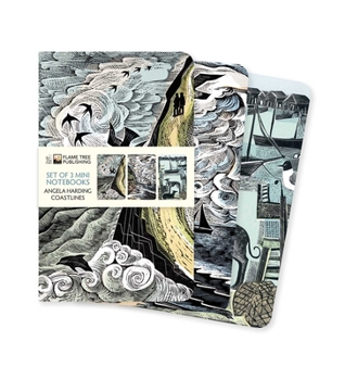 Misc. Angela Harding: Coastlines Set of 3 Mini Notebooks Book