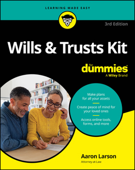 Paperback Wills & Trusts Kit for Dummies Book