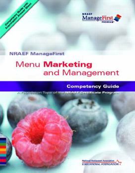 Paperback Menu Marketing And Management Competency Guide/ Examination Answer Sheet + Menu Marketing And Management Exam Prep Guide Book