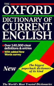 Paperback The Oxford Dictionary of Current English Book