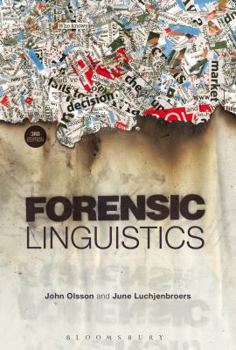 Paperback Forensic Linguistics Book