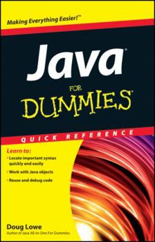 Paperback Java for Dummies Quick Reference Book