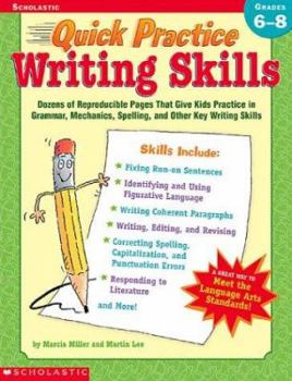 Quick Practice Writing Skills G6-8